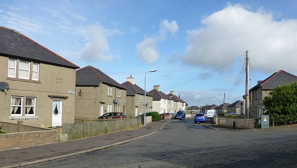 Dunn Crescent from Manse View. 20th October 2015.